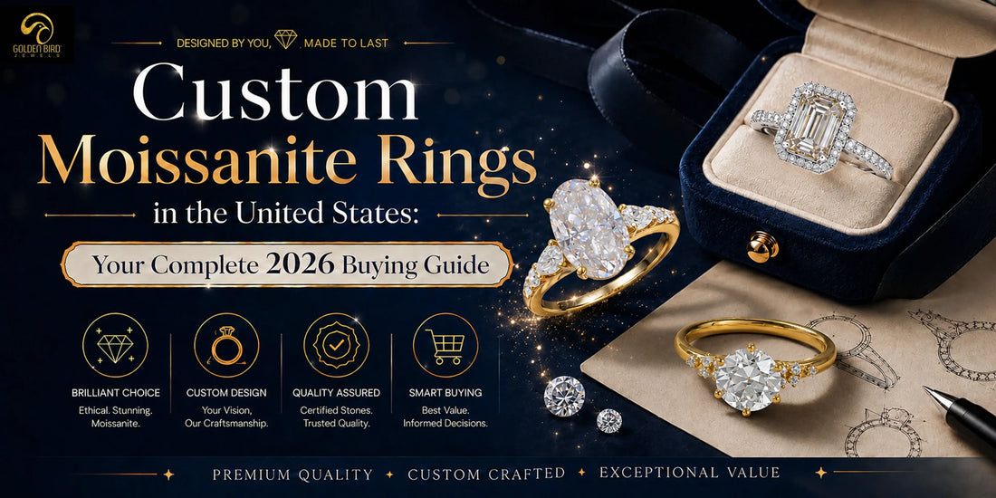 Luxury custom moissanite rings with brilliant engagement ring designs and personalised jewelry ideas for women
