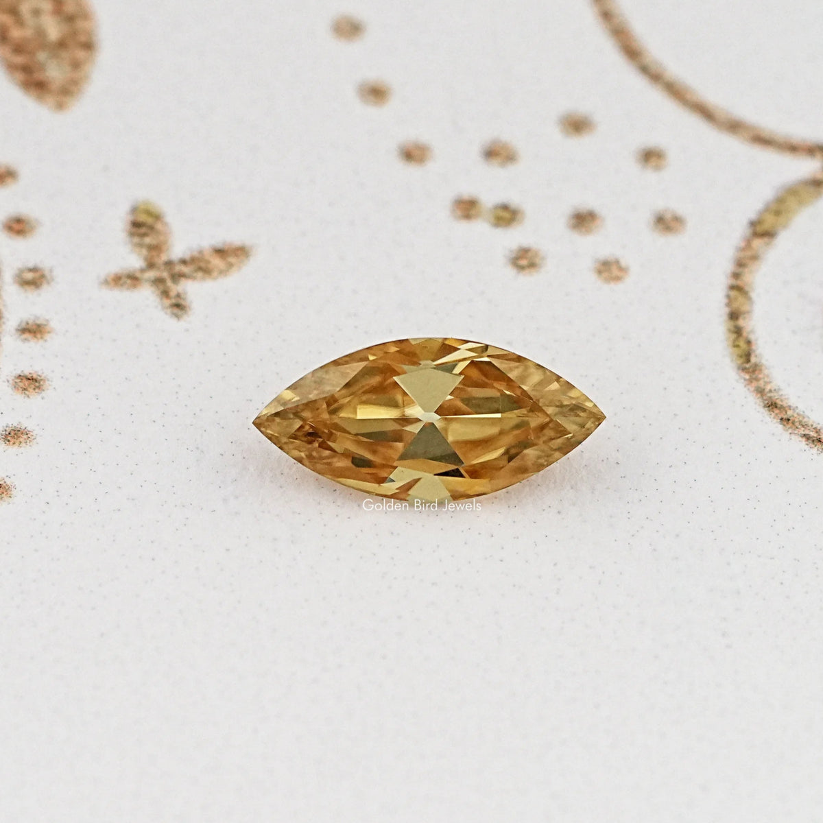 View Of Old Mine Marquise Cut Loose Moissanite Stone