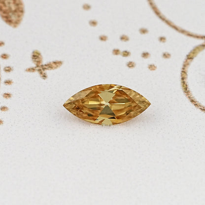 View Of Old Mine Marquise Cut Loose Moissanite Stone