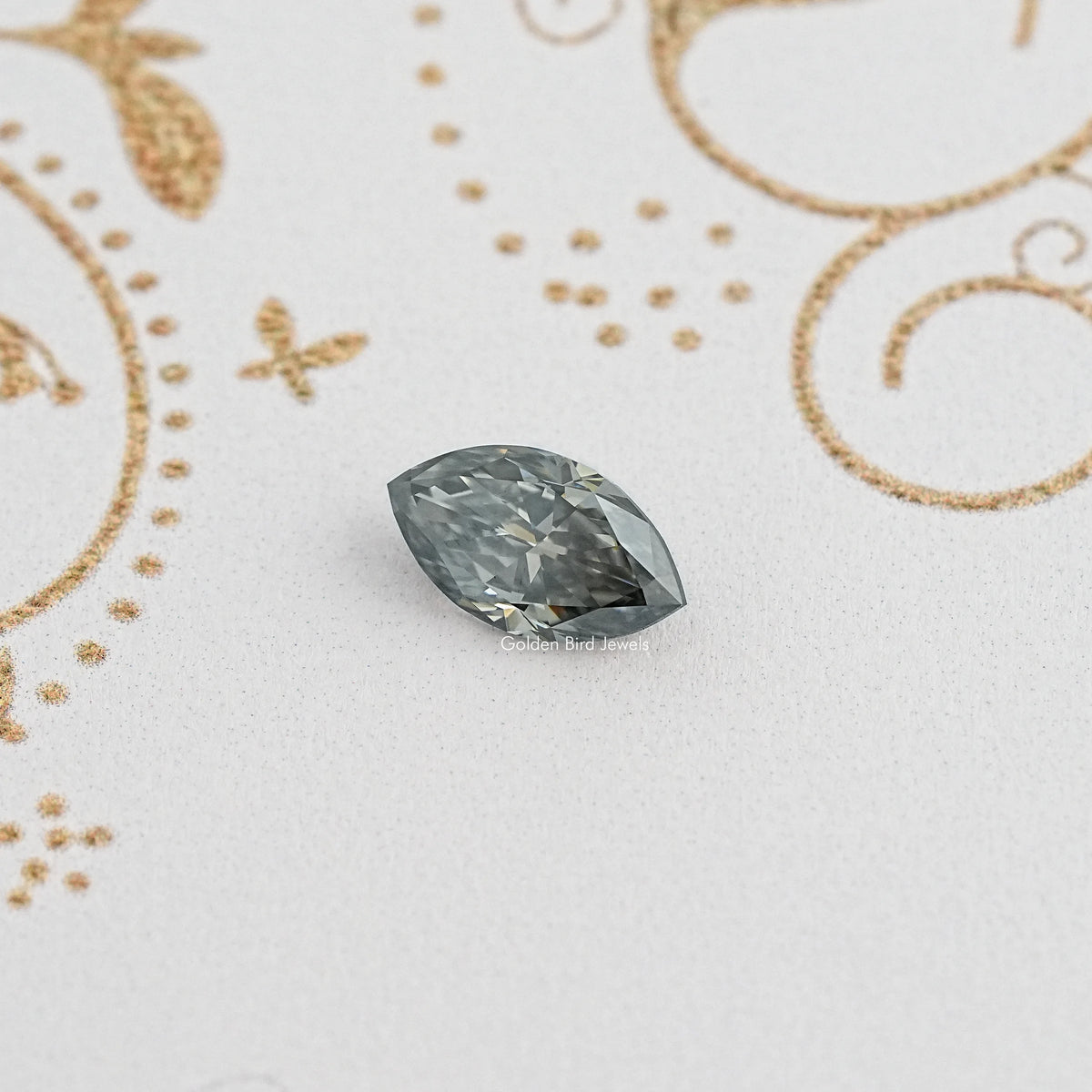 Top View of Marquise Cut Moissanite Loose stone for Jewelry