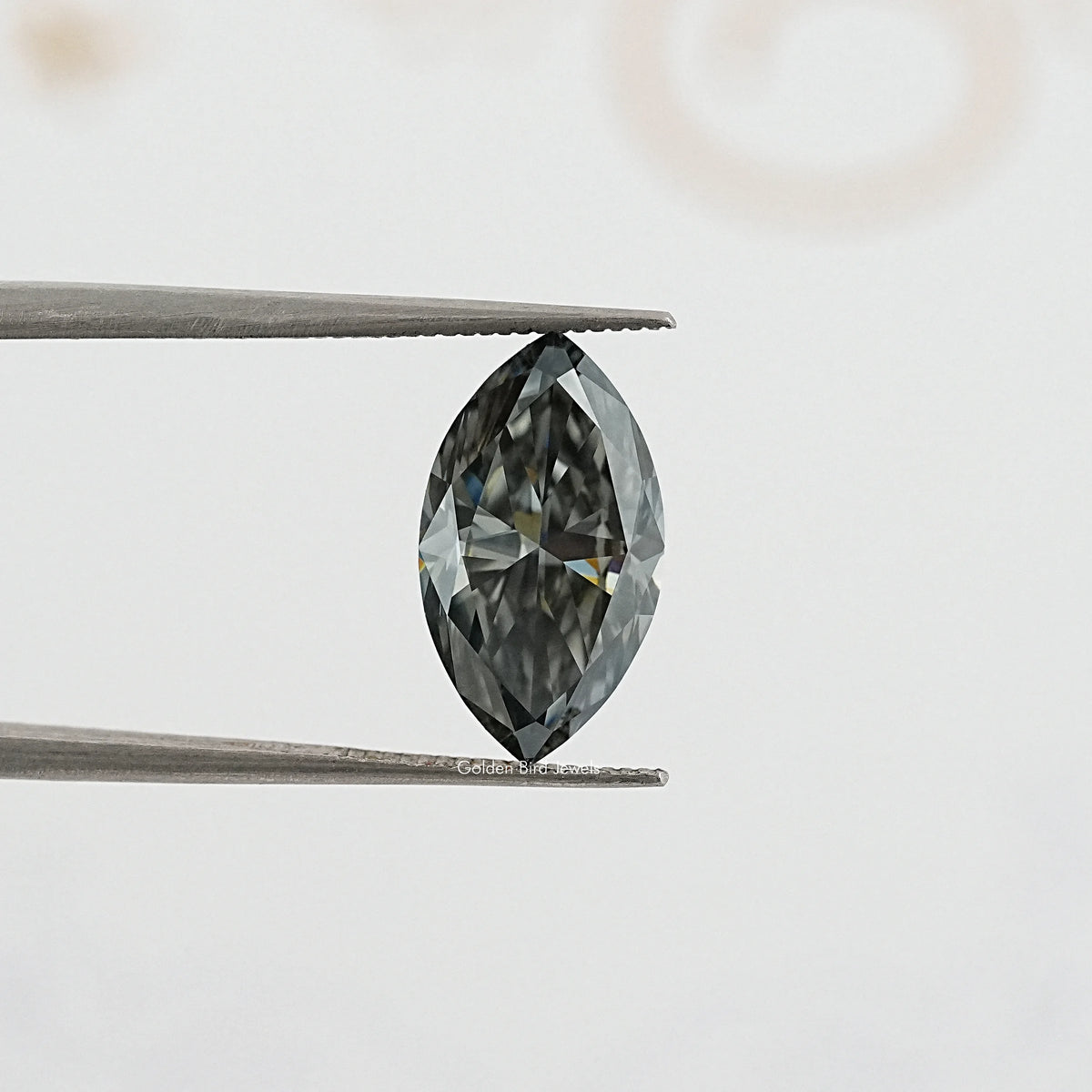 tweezers  View of Timeless Marquise Cut Moissanite Loose Stone for Anniversary Rings