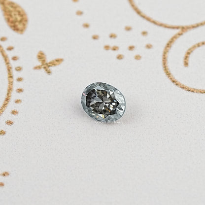 Display View of Oval Cut Moissanite stone