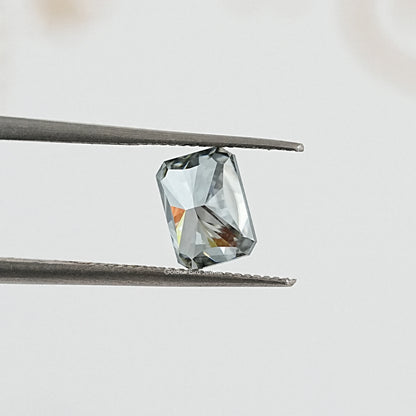 Close up View of Radiant Cut Moissanite for Engagement Jewelry