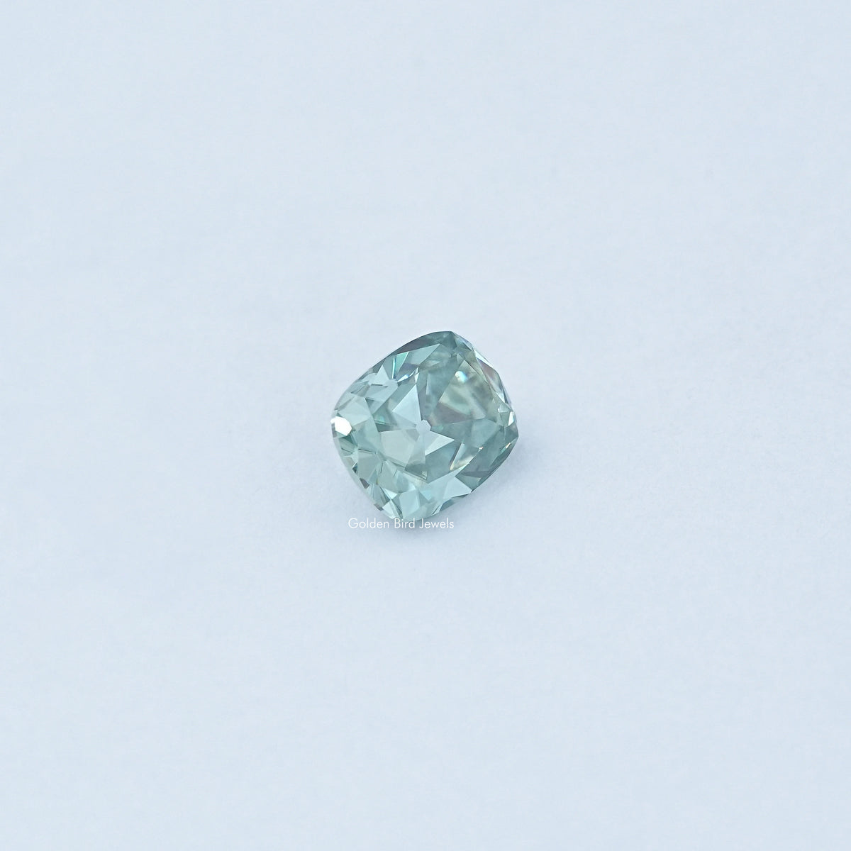 Close View Of Loose Moissanite Stone 