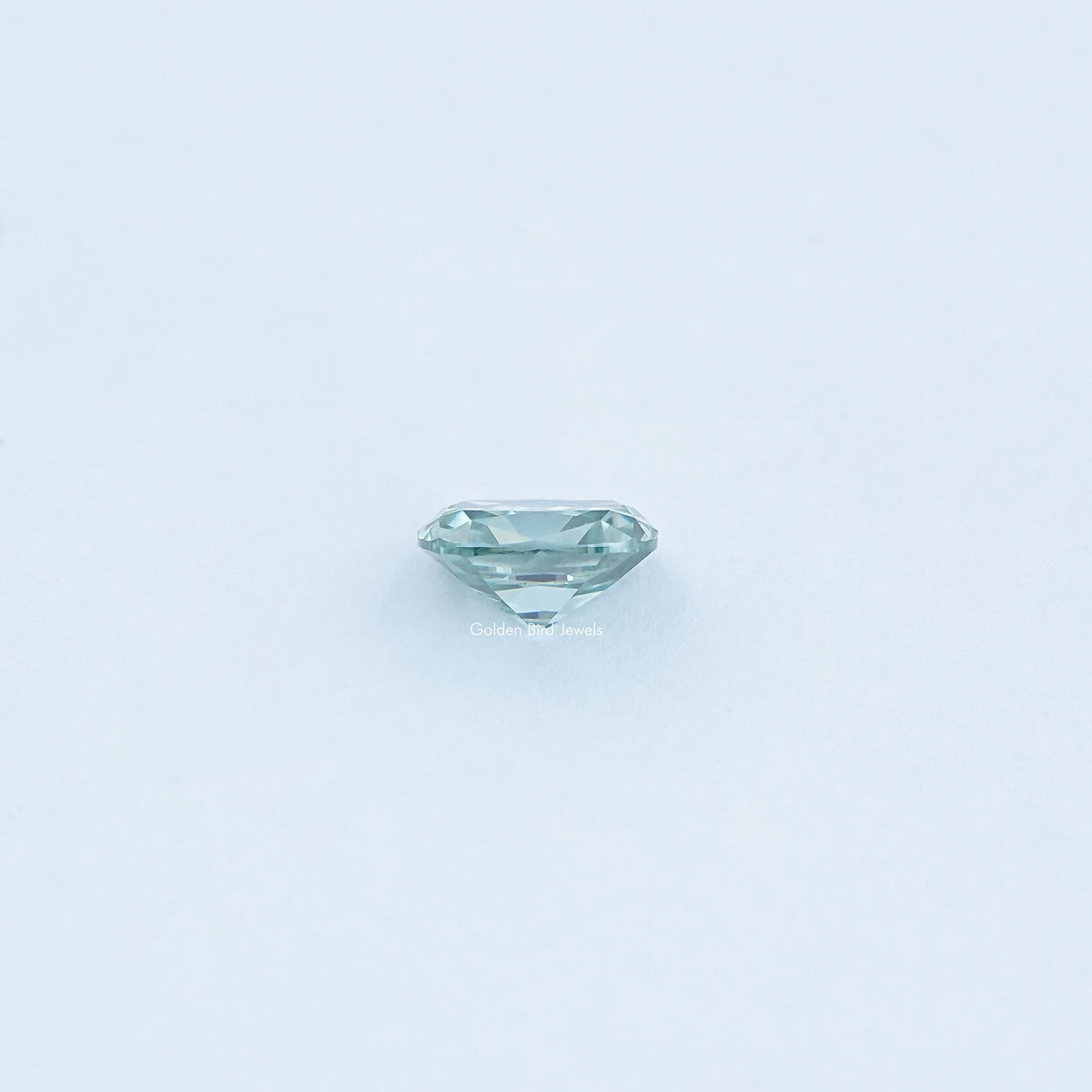 Side View Of Loose Moissanite in unique Pattern 