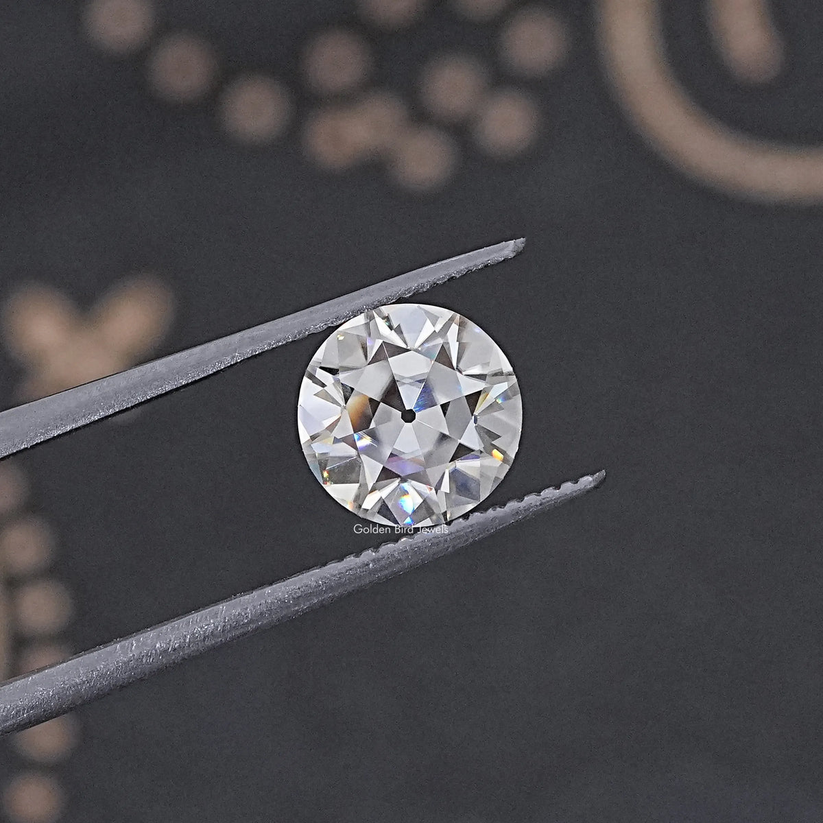 Old European Round Loose Moissanite Stone