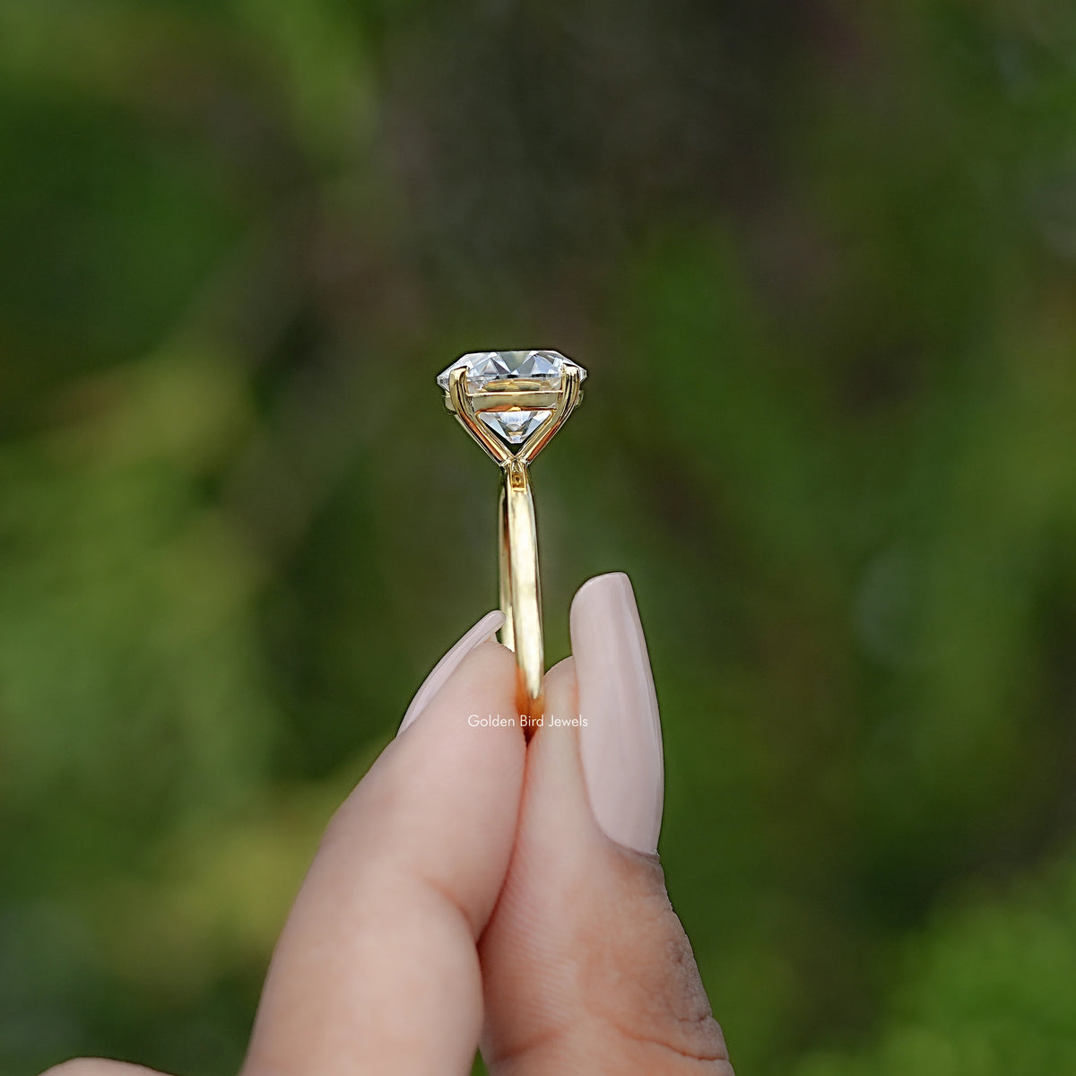 You tube Video of Old European Cut Round Moissanite Ring