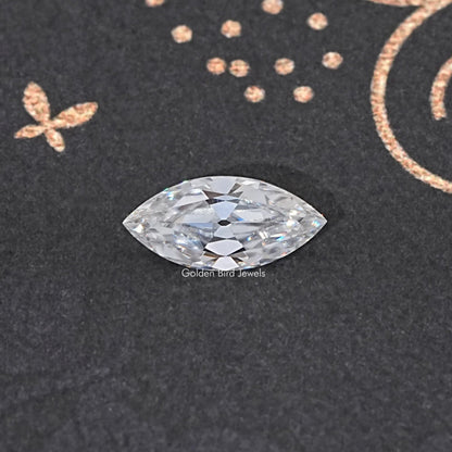 View Of Old Mine Marquise Cut Loose Moissanite Stone