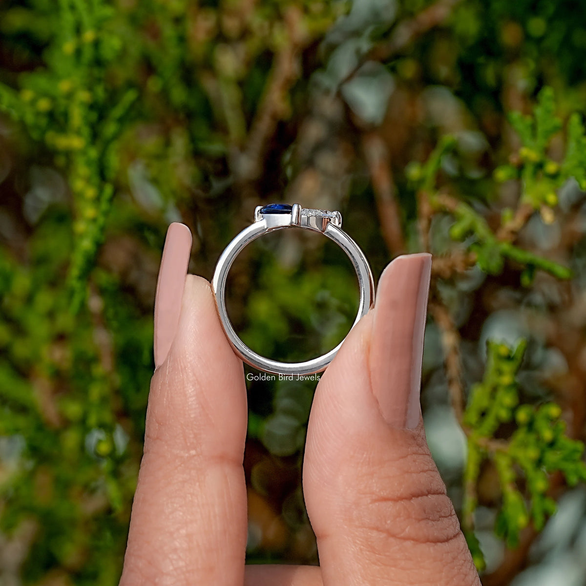 Back View Of Toi Moi Engagement Ring
