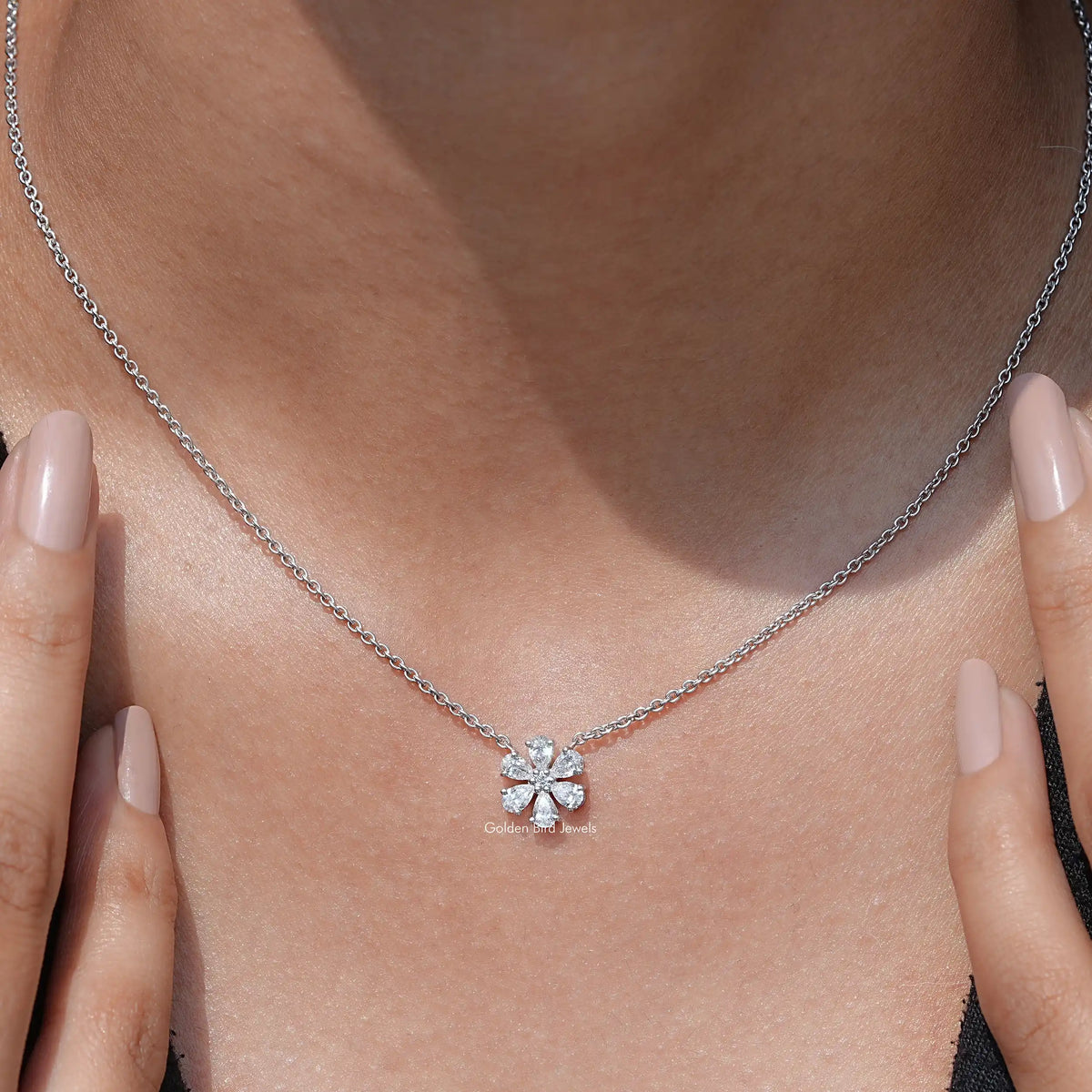 View Pear Shaped Lab Diamond Pendant of Women's