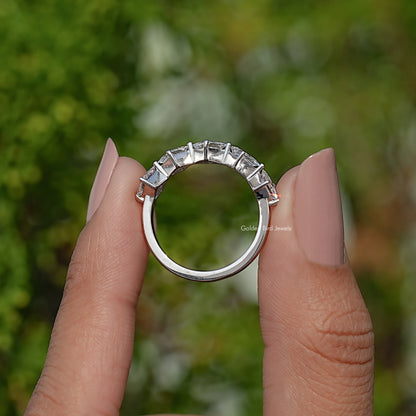 Back View Of Lab Diamond Five Stone Ring
