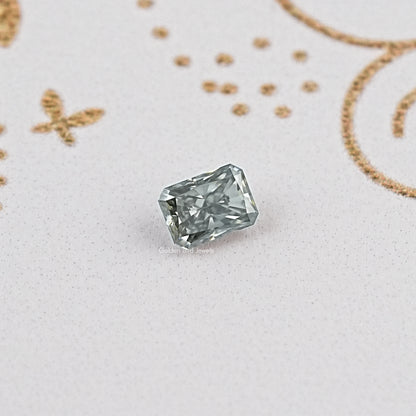 Top View of Radiant Shape Moissanite 
