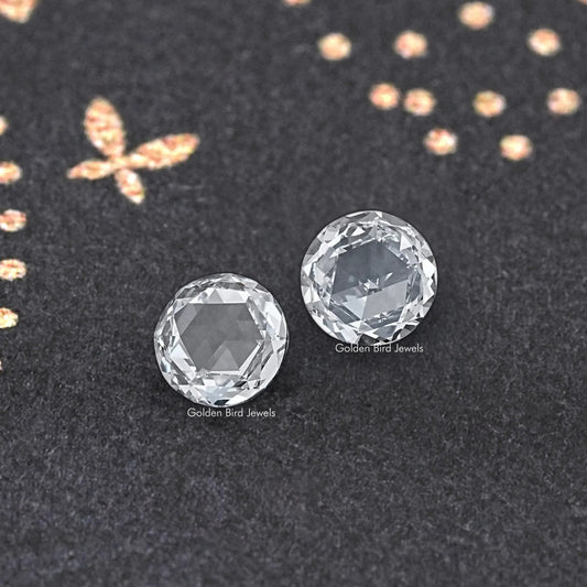 View Of Rose Cut Round Lab Grown Loose Diamond
