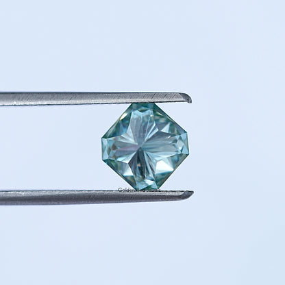 View of [Square Radiant Cut Loose Moissanite