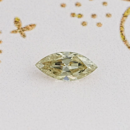 View Of Old Mine Marquise Cut Loose Moissanite Stone