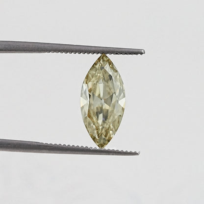 In Tweezer View Of Old Mine Marquise Cut Loose Moissanite Stone