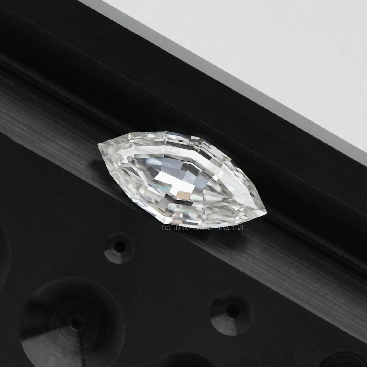 Close View Of Step Cut Marquise Cut Loose